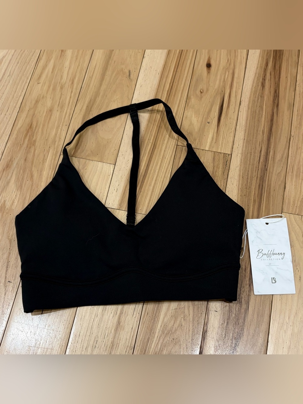 NWT Buffbunny Sultry Sports Bra in Carbon Black - Women’s Size Small activewear